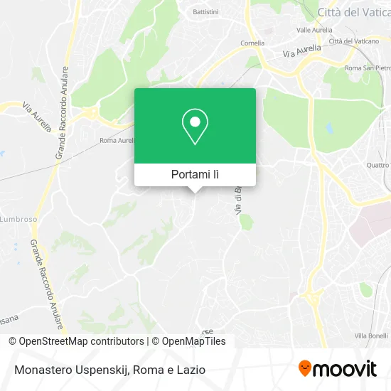 Mappa Monastero Uspenskij