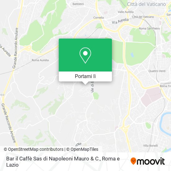 Mappa Bar il Caffè Sas di Napoleoni Mauro & C.