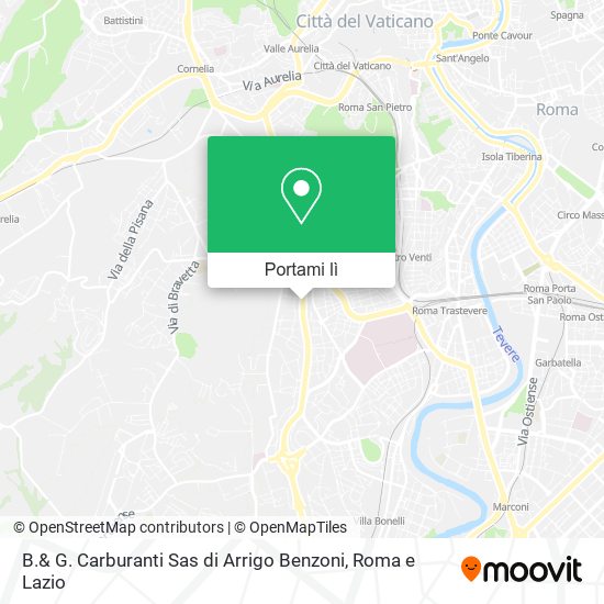 Mappa B.& G. Carburanti Sas di Arrigo Benzoni