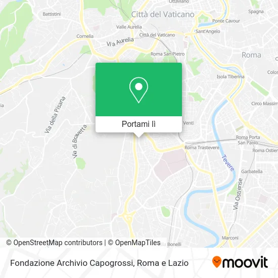 Mappa Fondazione Archivio Capogrossi