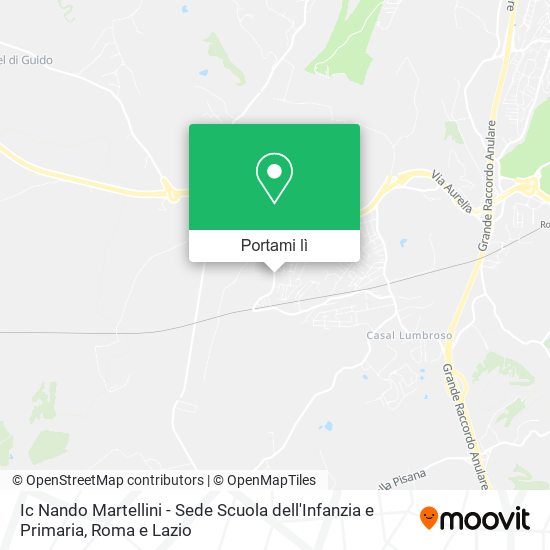 Mappa Ic Nando Martellini - Sede Scuola dell'Infanzia e Primaria