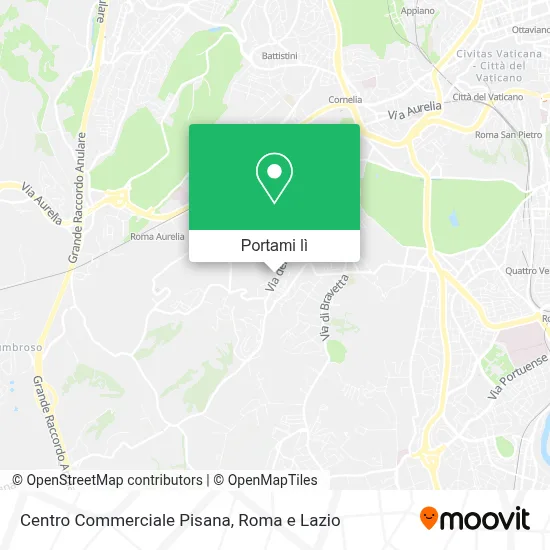 Mappa Centro Commerciale Pisana