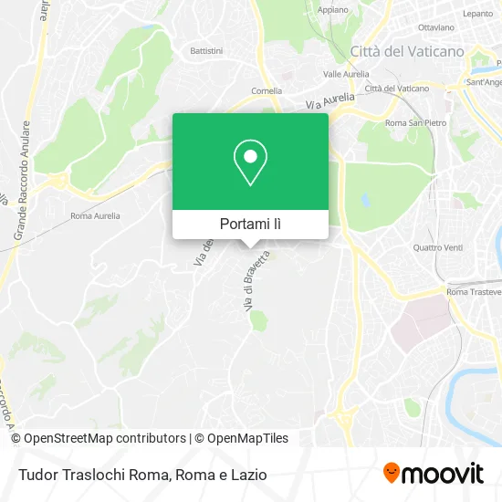 Mappa Tudor Traslochi Roma