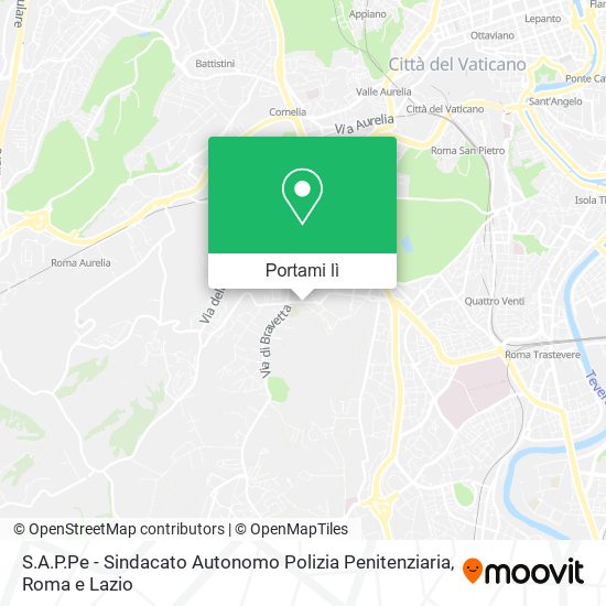 Mappa S.A.P.Pe - Sindacato Autonomo Polizia Penitenziaria