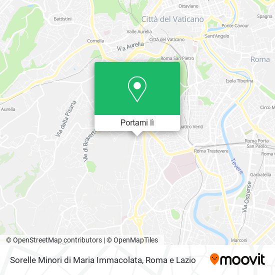 Mappa Sorelle Minori di Maria Immacolata