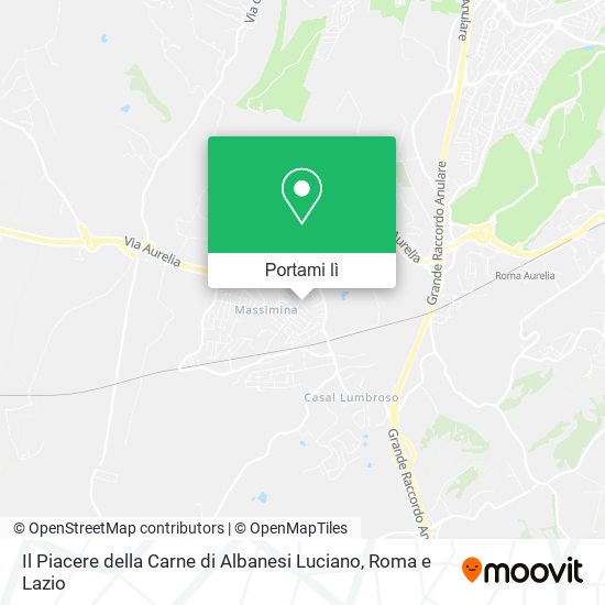 Mappa Il Piacere della Carne di Albanesi Luciano