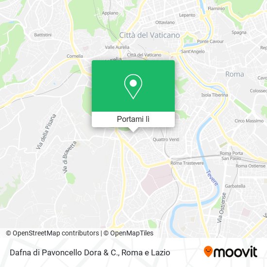 Mappa Dafna di Pavoncello Dora & C.