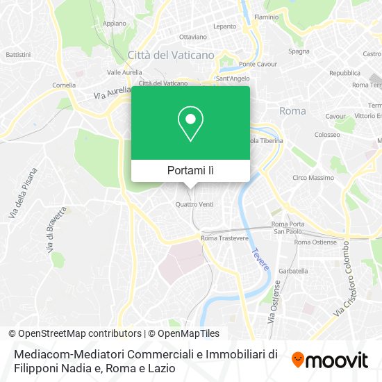 Mappa Mediacom-Mediatori Commerciali e Immobiliari di Filipponi Nadia e