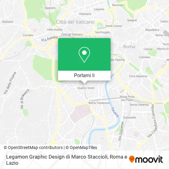 Mappa Legamon Graphic Design di Marco Staccioli