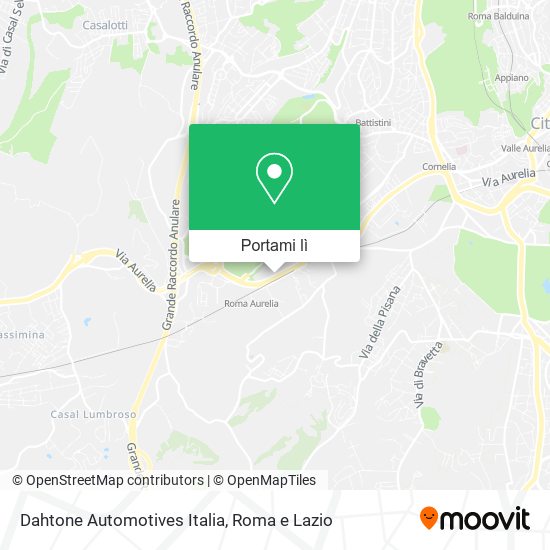 Mappa Dahtone Automotives Italia