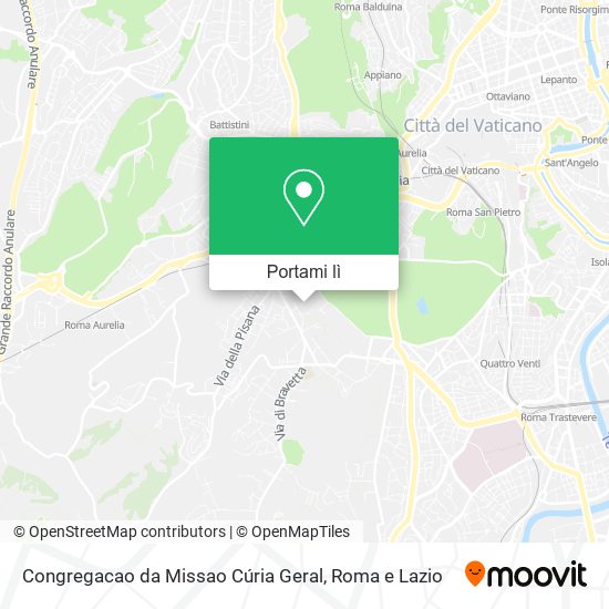 Mappa Congregacao da Missao Cúria Geral