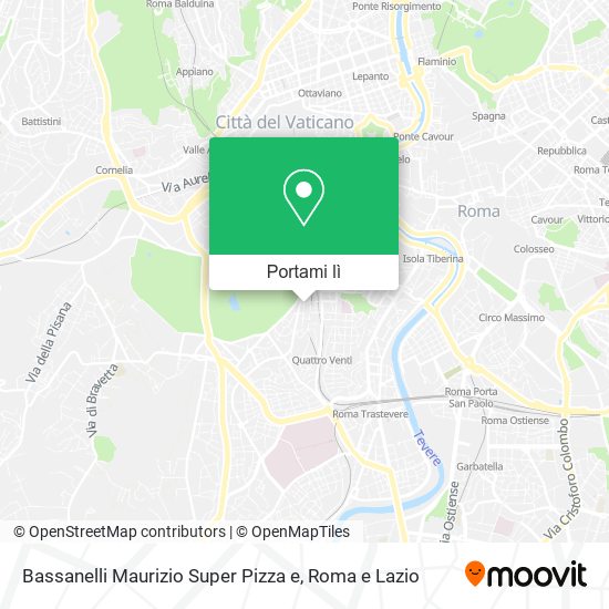 Mappa Bassanelli Maurizio Super Pizza e