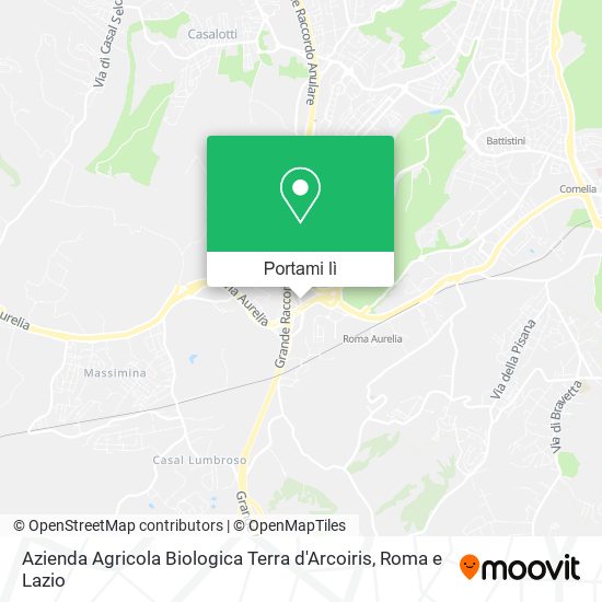 Mappa Azienda Agricola Biologica Terra d'Arcoiris