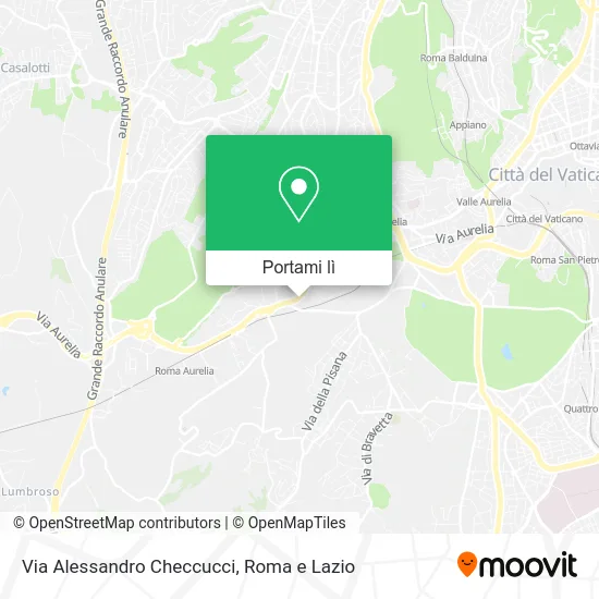 Mappa Via Alessandro Checcucci