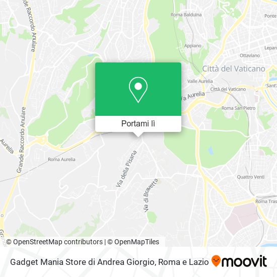 Mappa Gadget Mania Store di Andrea Giorgio