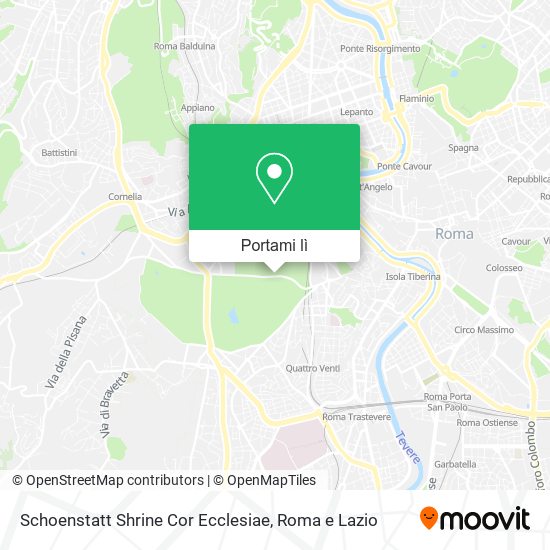 Mappa Schoenstatt Shrine Cor Ecclesiae