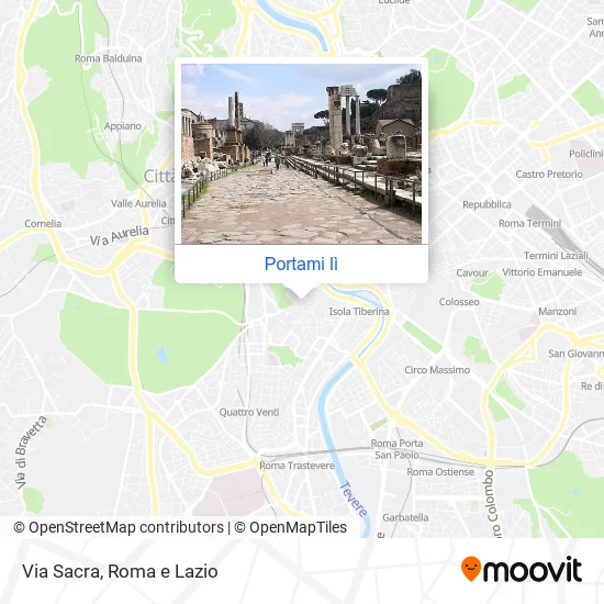 Mappa Via Sacra