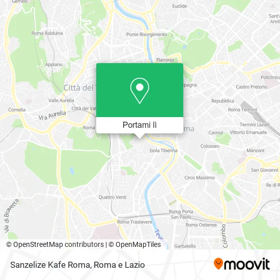 Mappa Sanzelize Kafe Roma