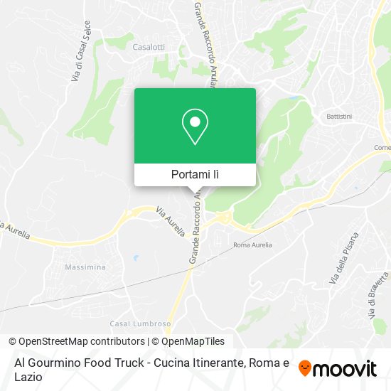 Mappa Al Gourmino Food Truck - Cucina Itinerante