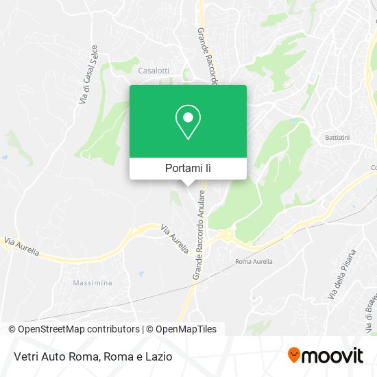 Mappa Vetri Auto Roma