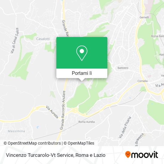 Mappa Vincenzo Turcarolo-Vt Service