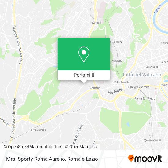 Mappa Mrs. Sporty Roma Aurelio