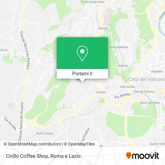 Mappa Cirillo Coffee Shop