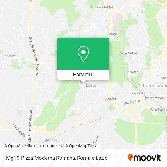 Mappa Mg19 Pizza Moderna Romana