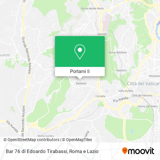 Mappa Bar 76 di Edoardo Tirabassi