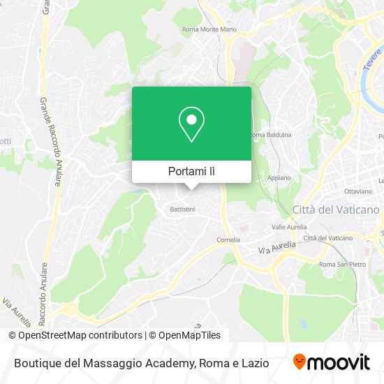 Mappa Boutique del Massaggio Academy