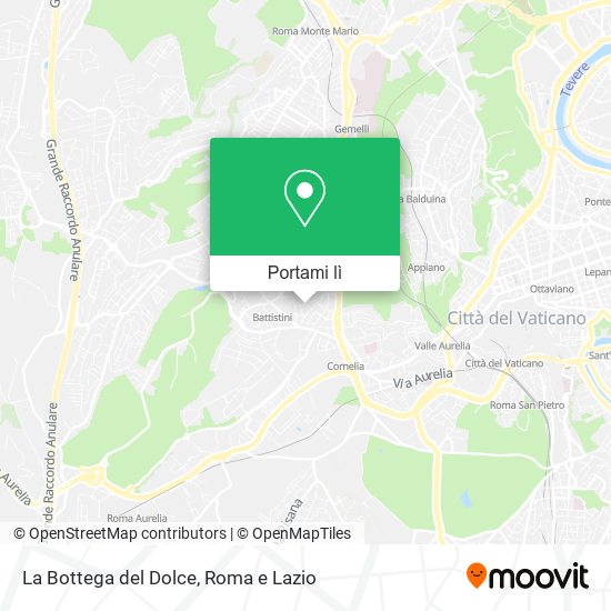 Mappa La Bottega del Dolce