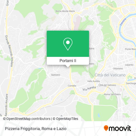 Mappa Pizzeria Friggitoria