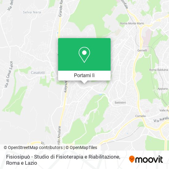 Mappa Fisiosipuò - Studio di Fisioterapia e Riabilitazione