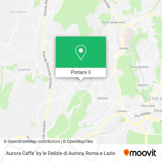 Mappa Aurora Caffe' by le Delizie di Aurora