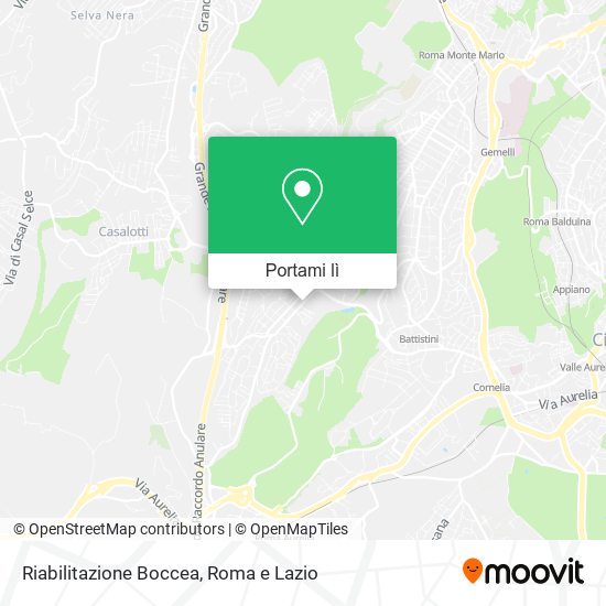 Mappa Riabilitazione Boccea