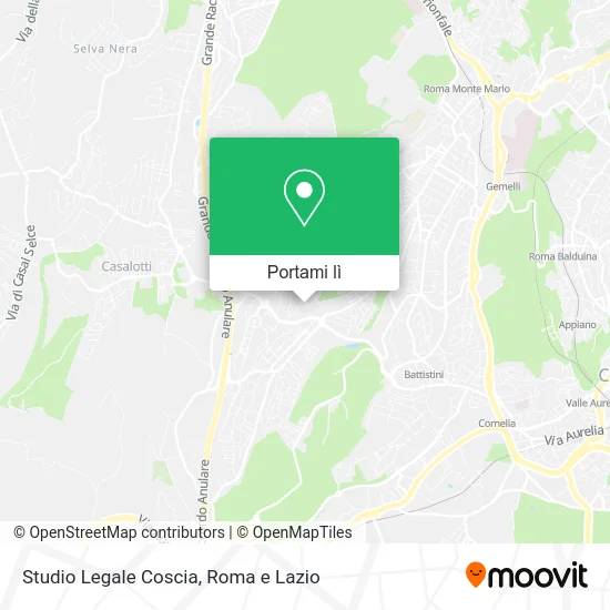 Mappa Studio Legale Coscia