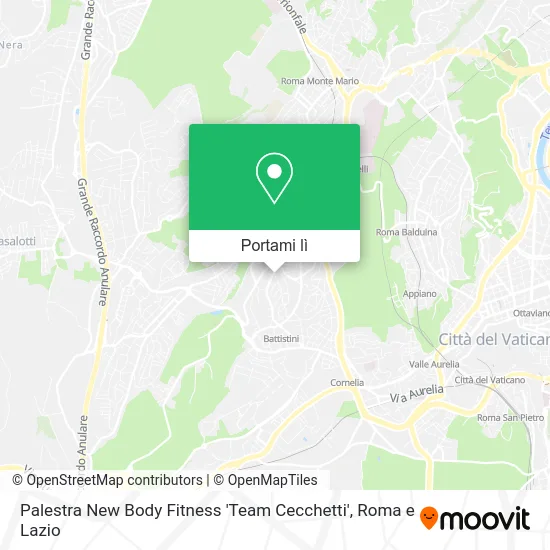 Mappa Palestra New Body Fitness 'Team Cecchetti'