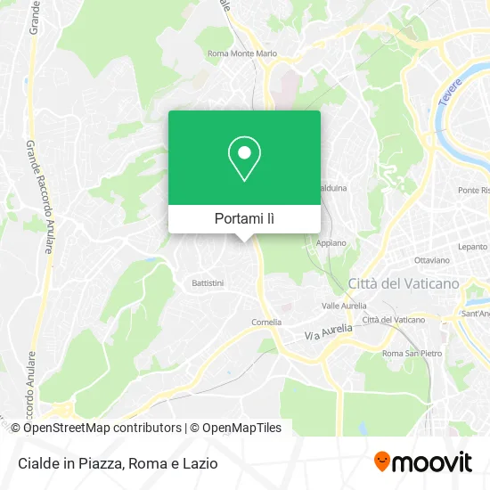 Mappa Cialde in Piazza