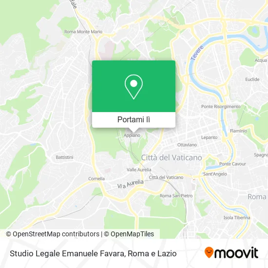 Mappa Studio Legale Emanuele Favara