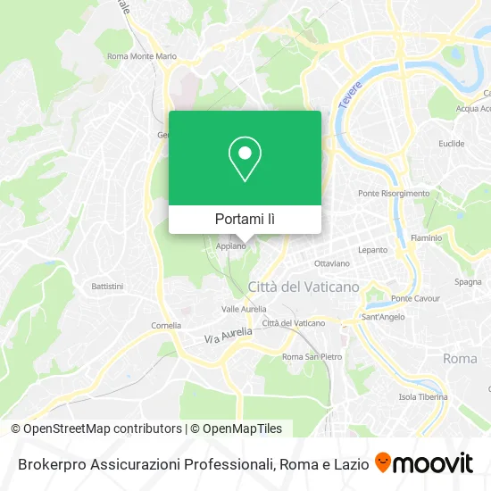 Mappa Brokerpro Assicurazioni Professionali