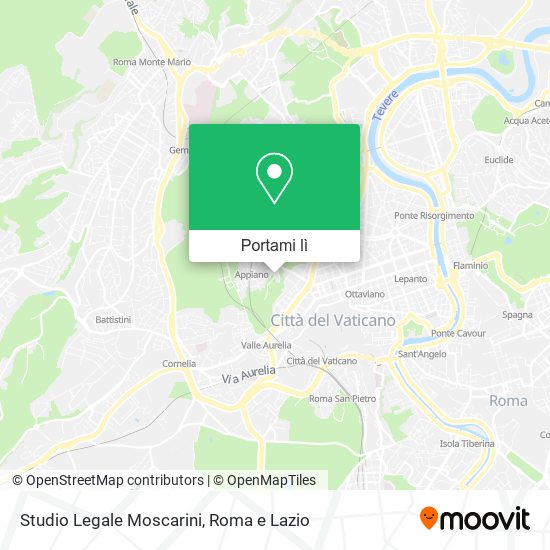 Mappa Studio Legale Moscarini