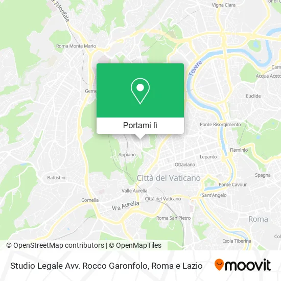 Mappa Studio Legale Avv. Rocco Garonfolo