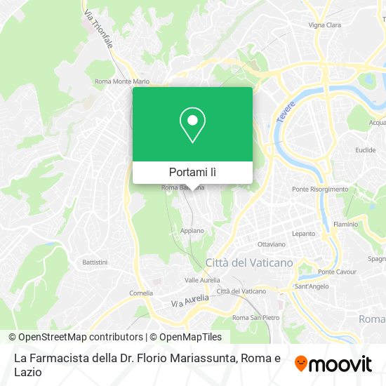 Mappa La Farmacista della Dr. Florio Mariassunta