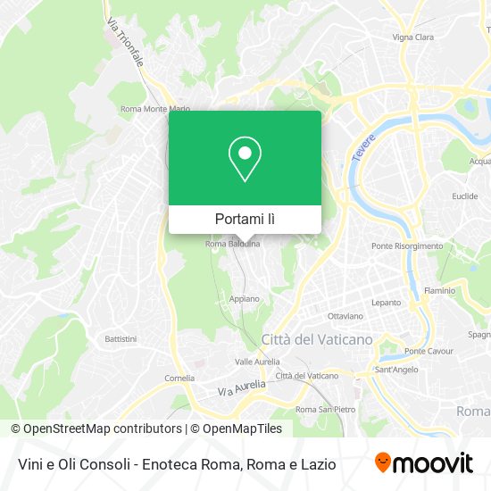 Mappa Vini e Oli Consoli - Enoteca Roma