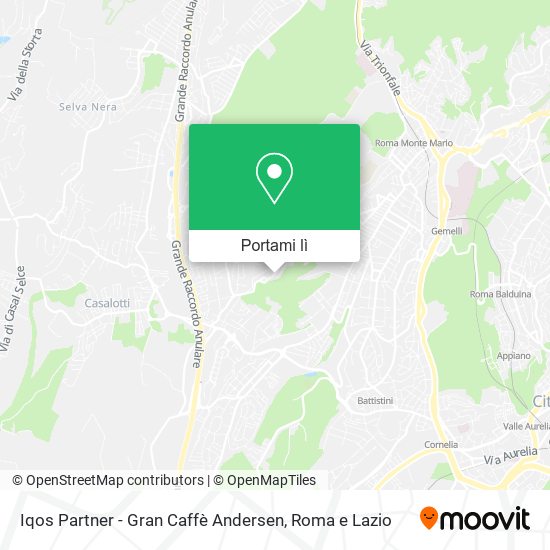 Mappa Iqos Partner - Gran Caffè Andersen
