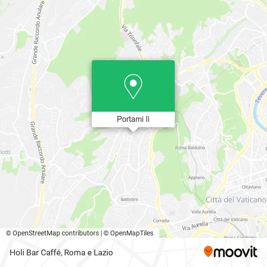 Mappa Holi Bar Caffé