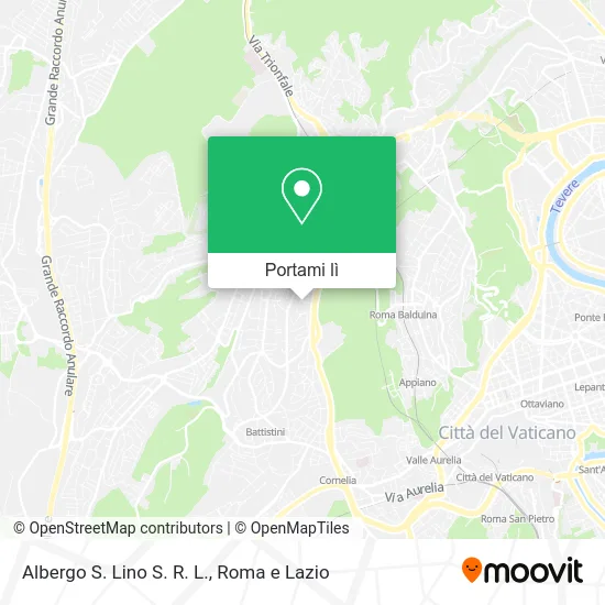 Mappa Albergo S. Lino S. R. L.