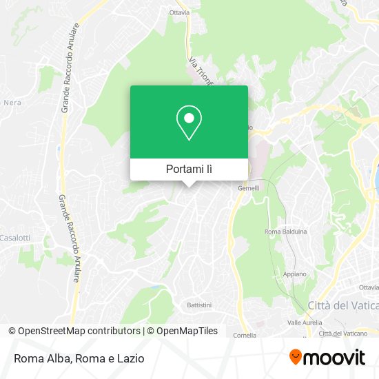 Mappa Roma Alba