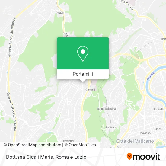 Mappa Dott.ssa Cicali Maria