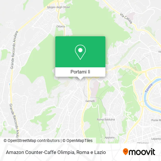 Mappa Amazon Counter-Caffe Olimpia